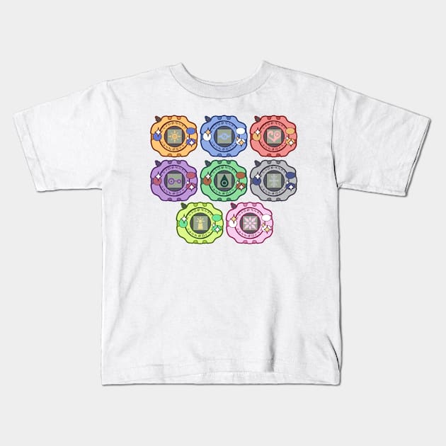 Digicrests Kids T-Shirt by Potaaties